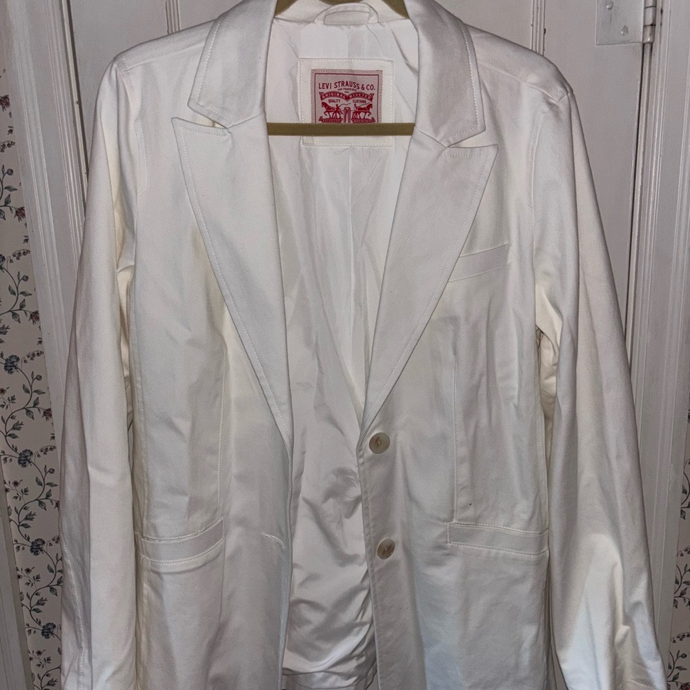 Levi's Women's White Blazer